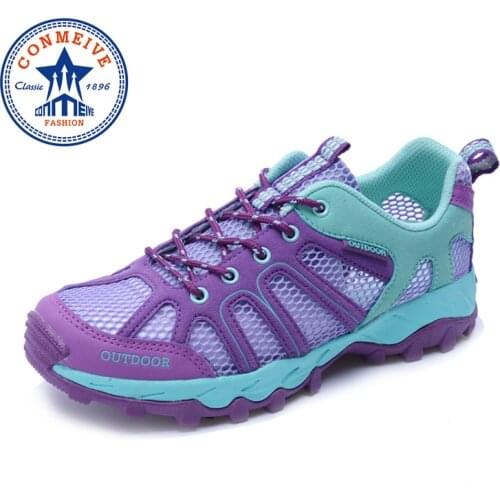 Summer Breathable Mesh Hiking Shoes Men Soft Cushioning Lovers Trekking Shoes Non-slip Wear Resistant Outdoor Shoes Man