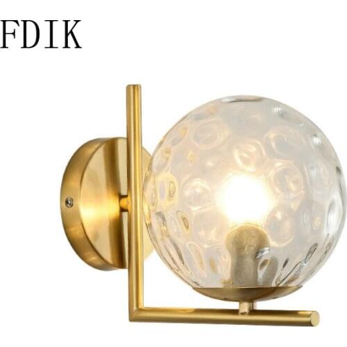 Nordic Wall Lamp Indoor Lighting for Living Room Background Wall Decoration Bedroom Bedside Modern Aisle Staircase Mirror Lights