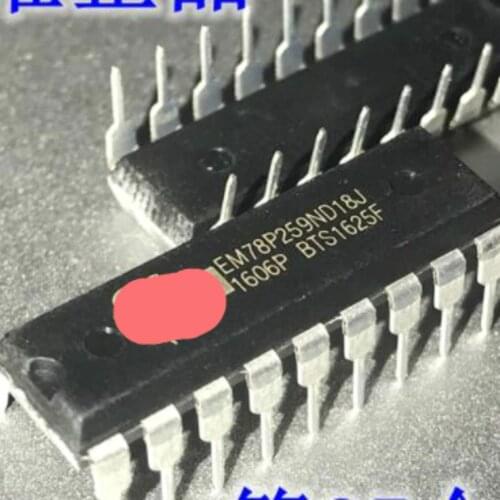 New EM78P259ND18J EM78P259ND18 EM78P259ND EM78P259 78P259 DIP-18P 10pcs/lot