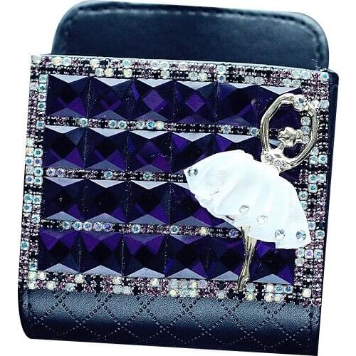 Car Trunk Organizer Car outlet with diamond handing storage bag Car Seat Box Portable Cargo bins pocket Auto Fastener Accessries