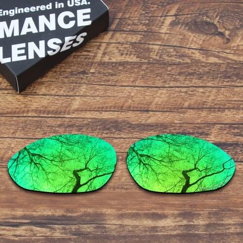 ToughAsNails Resist Seawater Corrosion Polarized Replacement Lenses for Oakley Minute 2.0 Sunglasses Green Mirrored (Lens Only)