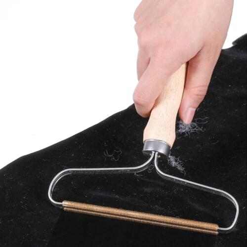 Portable Manual Clothes Lint Remover Fuzz Fabric Shaver Brush Tool Coat Double Sided Hair Removal Ball Woven Coat Sweater Shaver