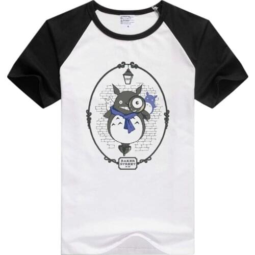 FOR a Totoro Holmes short sleeve casual Men Women T-shirt Comfortable Tshirt Cool Print Tops GA696