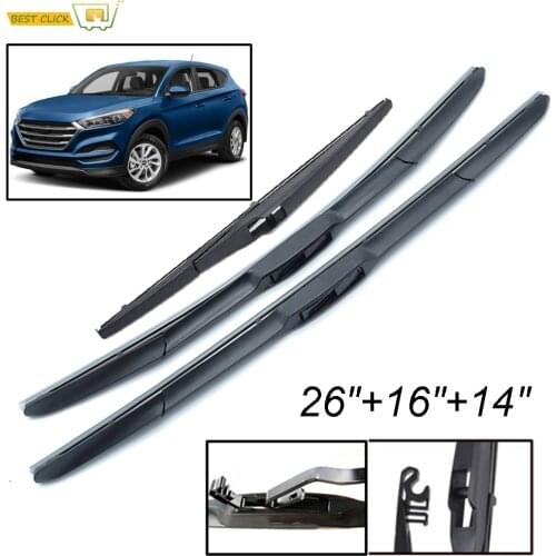Misima Windshield Windscreen Wiper Blades For Hyundai Tucson TL MK3 2016 - 2020 Front Rear Window 2017 2018 2019