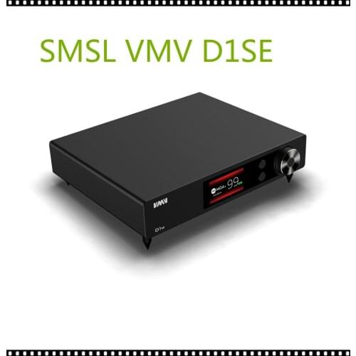 SMSL VMV D1SE High-end MQA Audio DAC 768kHz 32bit XMOS Bluetooth5.0 USB Optical Coaxial RCA DSD512 ES9038PRO With Remote Control