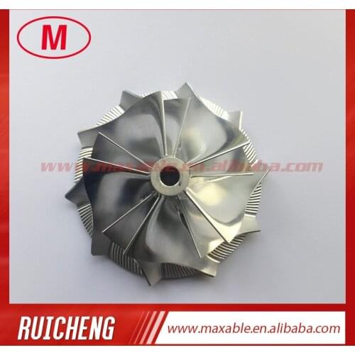 TD04HL 19T 49189-X 46.02/58.00mm 5+5 blades turbocharger billet/milling/aluminum 2618 compressor wheel