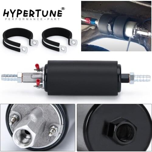 Hypertune - Universal High Flow & Pressure External Inline 255LPH Fuel Pump GSL392 With Or Without Logo HT-FPB005-QY