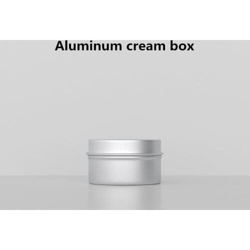 10g 20g Aluminum Box Anodized Aluminum Pot Cream Pot Lip Honey Pot Sample Jar Without Thread Mouth
