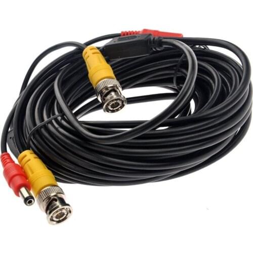 10M BNC Video and DC Power Security Surveillance Extension Cable for DVR CCTV Camera