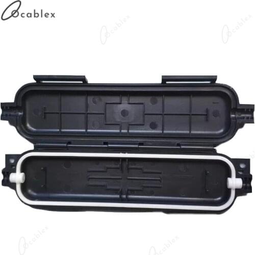 20 Pieces Fiber Protect Box White/Black Color Without SC APC Adapter SM FTTH Fiber Accessories Fiber Drop Cable Protection Box