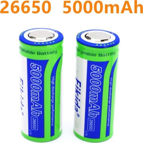 2021 new batteries 26650 Aku 50A lithium battery 3,7 V 5000mA Suitable for Power Tools