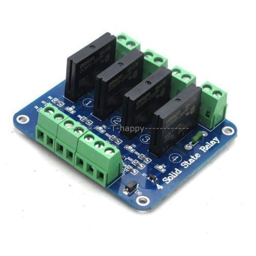 4 Channel SSR Solid State Relay Module 5V 2A For UNO R3 2560 Raspberry PI