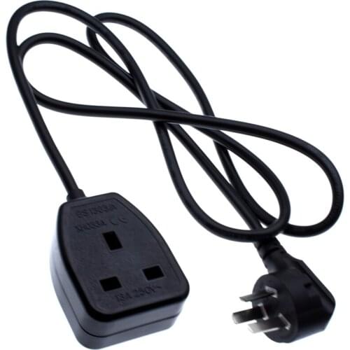 Australia 3PIN Male to UK Female Socket Power Extension Cord Cable ,BSI PDU power cables,150cm,H03VV-F 0.75MM