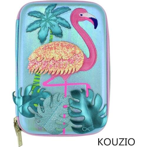 Pencil case Flamingo box cute estuche escolar kawaii kalemlik cartucheras para lapices escolares kalem kutusu pennenzak piornik