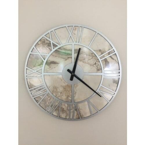 Goodtime Ephesus Silver Decorative Wall Clock 48 Cm