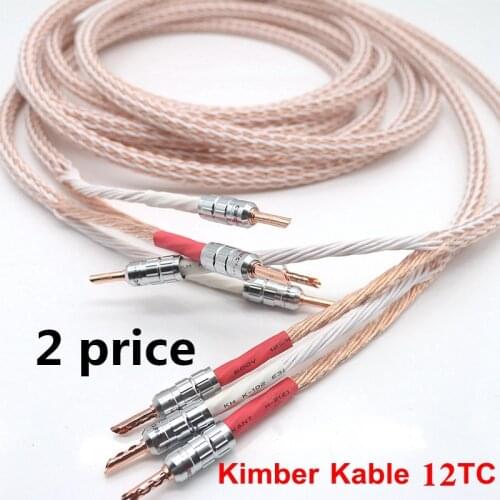 Monica HI-End OCC Kimber Kable 12TC fever main speaker cable speaker cable amplifier to speaker cable