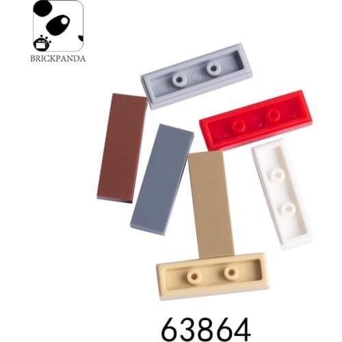 10OCS MOC Assembles Particles 63864 Building Blocks Thin Figure Parts DIY Accessories Educational Creative Bricks Children Toys
