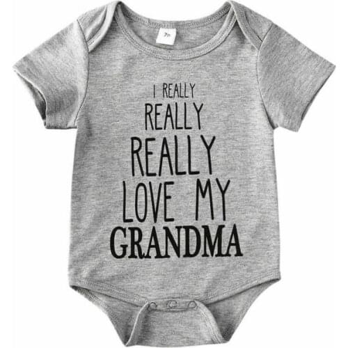 Newborn Infant Baby Kids Girls Summer Short Sleeve Letter Printed Bodysuits Clothes Outfits One Piece Casual Clothing