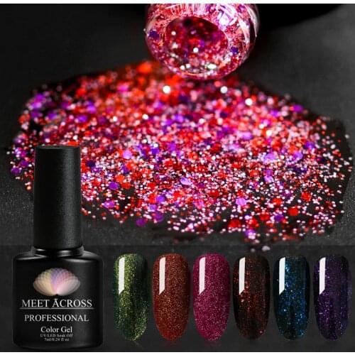 MEET ACROSS Glossy Gel Nail Polish China