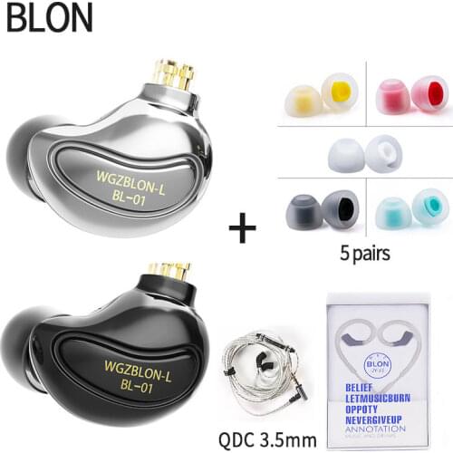 AK BLON BL-01 BL01 10mm Biological Fiber Diaphragm In Ear Earphone HIFI DJ Sport Earphone Earbuds BL03 BL05 BL05S