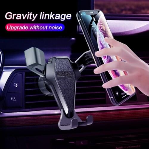 Upgraded Version Gravity Car Phone Holder Car Mount For Mobile Phone Holder Car Air Vent Clip Stand Car Dashboard Mount