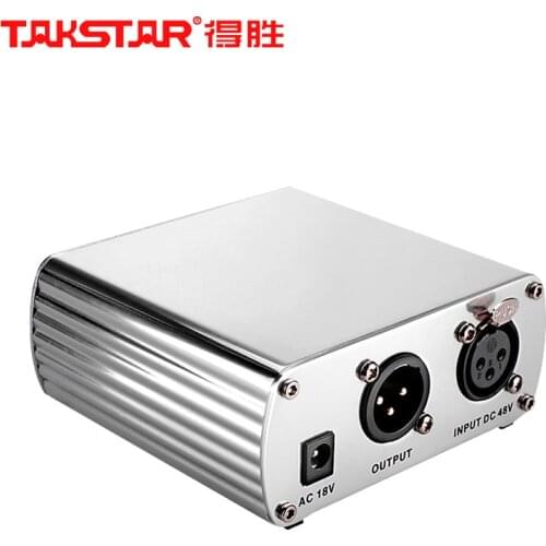 Original Takstar PM-5 condenser microphone 48V phantom power supply for a singal condenser microphone