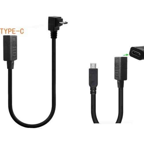 25CM USB Type-c Female to Micro USB Male OTG Connector Cable Adapter Dropshipping