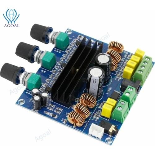 YX596 High-power Digital Power Amplifier Board 2.1 Channel Subwoofer Module TPA3116D2 Power 2x80W+100W