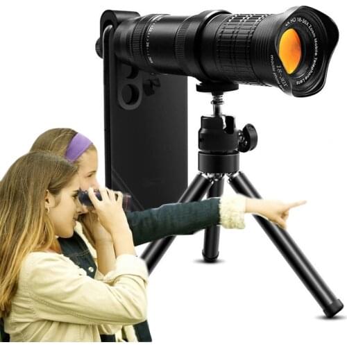 Adjustable Telephoto Zoom Lens 18-30X HD Professional Mobile Phone Camera Telescope Lenses for iPhone Smartphone Lentes Kits