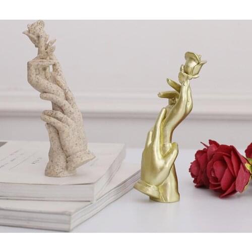 Chic Hands Sculpture Ornament Figurine Cabinet Desktop Decoration Adornment