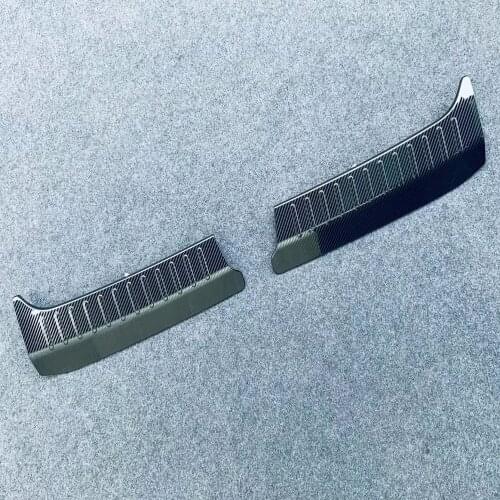 Car Styling For Nissan Note E13 2021 2022 Exterior Stainless Steel Rear Bumper Protector Sill Trunk Rear guard Tread Plate