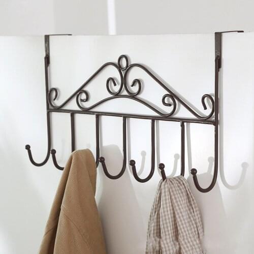 High load-bearing over the door hook Coat Clothes Hat Bag Towel hanger Home Kitchen Bathroom Storage Hanging Rack organizer
