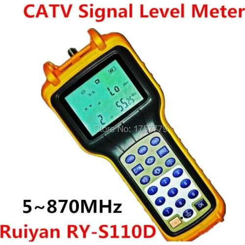 High Precision Analog CATV Signal Level Meter RY-S110D 5~870MHz