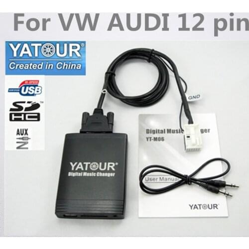 Yatour YT-M06 for VW passat Jetta Golf Polo Tiguan Audi A3 A4 S4 Skoda Seat Car MP3 Player USB AUX SD Adapter Digital CD changer