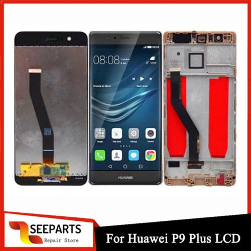 Tested 5.5" For Huawei P9 Plus LCD Display Touch Screen Digitizer Panel Assembly For Huawei VIE-L09 VIE-L29 P9 Plus LCD Screen