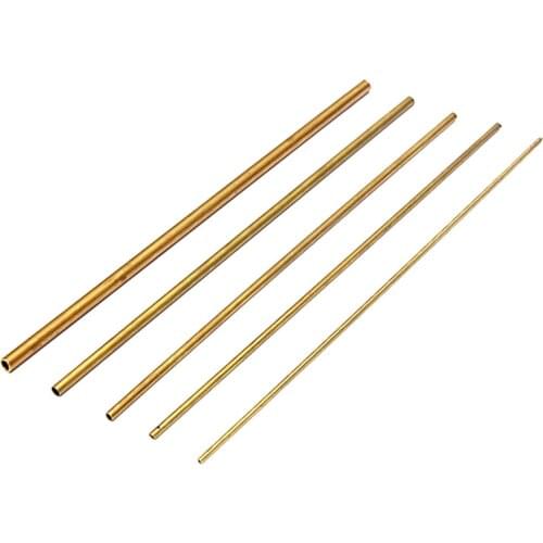 1PC Brass Tubes Diameter 2mm/3mm/4mm/5mm/6mm Length 300mm Long 0.45mm Wall Brass Pipe Brass Tube Cutting Tool High Quality