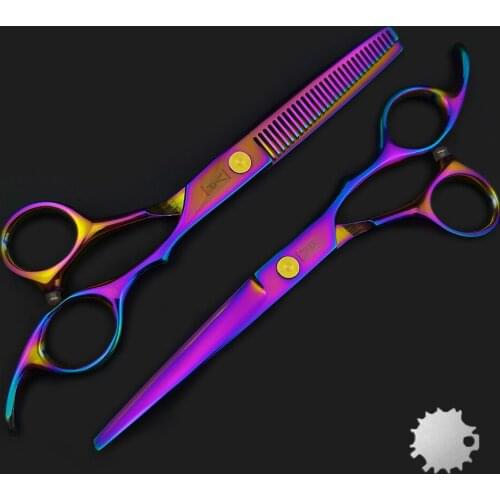 6.0 Japan Color Professional Hairdressing Scissors Shears Hairdressing Scissors Hair Scissors Barber Scissors Barber Accessories