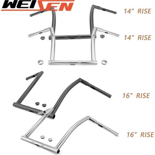 Motocycle Accessories For Harley Davidson 2015-2020 Road Glide FLTRX Ape Z Bar Rise 14" 16" Monkey Handlebar