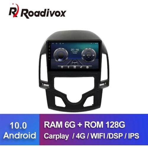9" Android 10.0 RAM 4G ROM 64G for HYUNDAI I30 2007 2011 Car Dvd Gps Navigation Radio Multimedia Player Stereo Head Unit