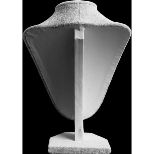 Mannequin Velvet Necklace Pendant Chain Jewelry Bust Neck Display Stand Holder Decoration Drop Shipping