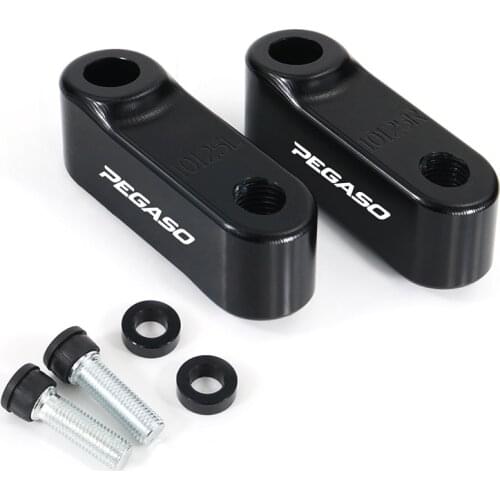 Fit For Aprilia Pegaso 650 2006 2007 2008 2009 2010 2011 2012 Motorcycle Rearview Mirror Extension Mount Bracket Holder