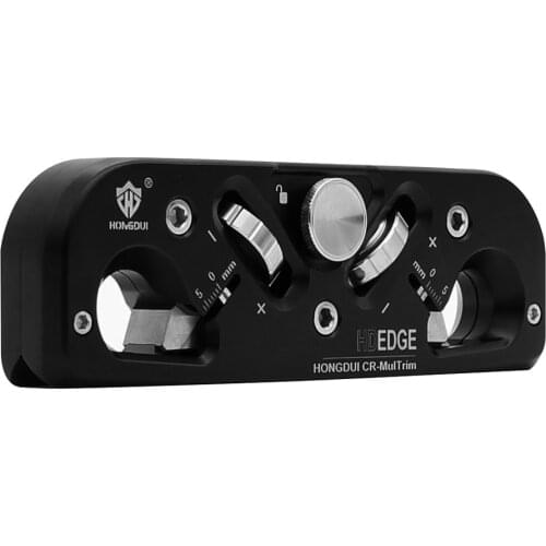 HONGDUI Woodworks Chamfer Plane Double Cutter Design Depth Adjustable Wood Quick Trimming Tool Practical Woodworking Hand Tool