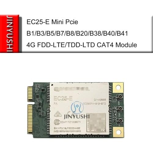 JINYUSHI EC25 EC25-E Mini Pcie B1/ B3/ B5/ B7/ B8/ B20/B38/ B40 /B41 4G FDD/TDD-LTE CAT4 Module for Dell E6230
