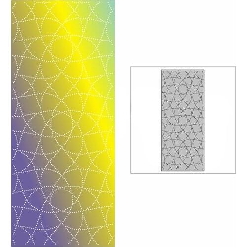 New Mess Line Slim Background Panel 2021 Metal Cutting Dies for DIY Scrapbooking and Card Making Embossing Craft No Stamps Set