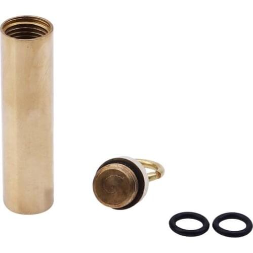 New High Quality Portable WaterProof Mini Copper Keychain Tablet Storage Box Bottle Case Holder