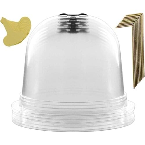 New Reusable Plastic Greenhouse Garden Cloche Dome Plant Covers Frost Guard Freeze Protection