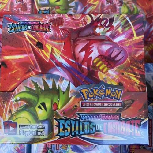 New Pokemon Sword And Shield SS5 Battle Styles Full New Sealed Retail Box (36 Packs) Pokemones Spanish Cards