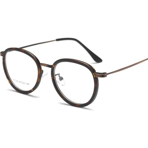 TR90 Glasses Frame Men Women Vintage Round Eye Glasses Man Optical Myopia Eyeglasses Frames Clear Eyewear Spectacles Oculos