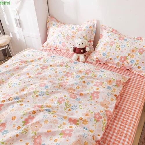 Cotton Bedding article Duvet cover 220x240 Double Queen King Size Bed Linen Bedding 2 persons sheet set For home