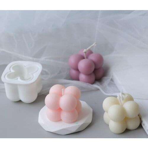 DIY Candles Mould Soy Wax Candles Mold Aromatherapy Plaster Candle 3d Silicone Mold Hand-made Soy Candles Aroma Wax Soap Molds